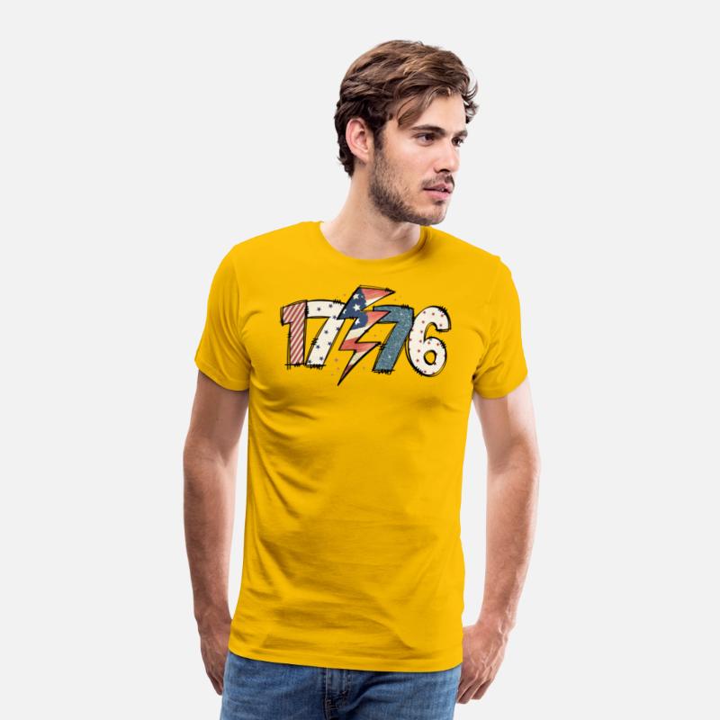 1776 Retro American Independence Tee