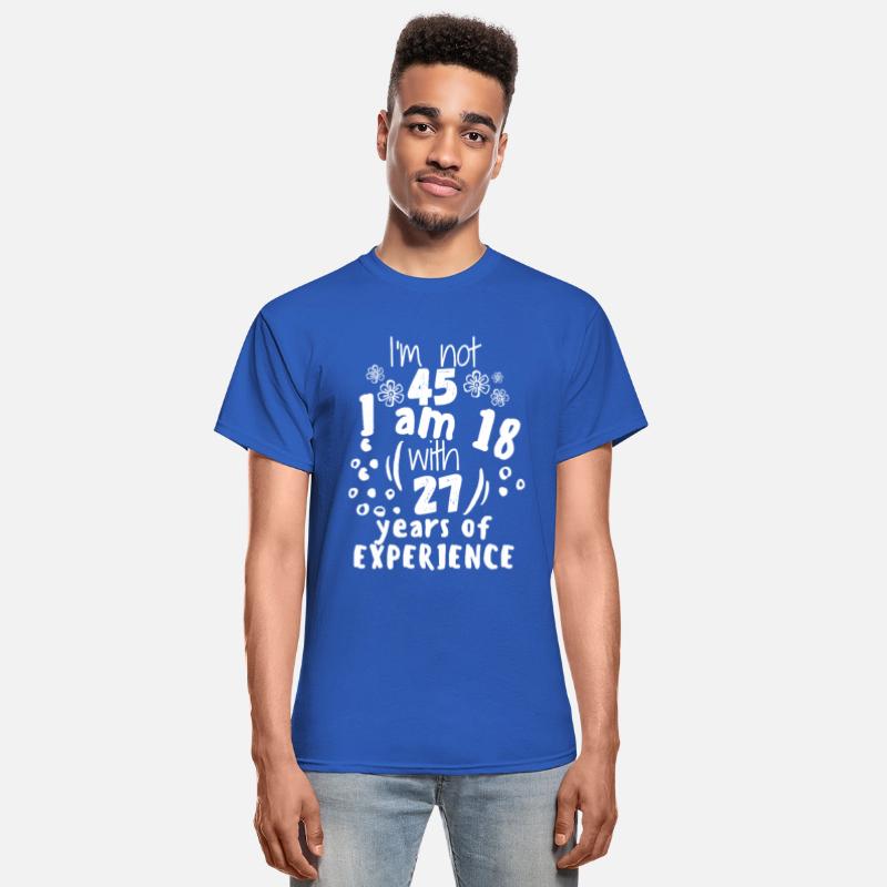 45I'm not 45 I'm 18 with 27 years of experience