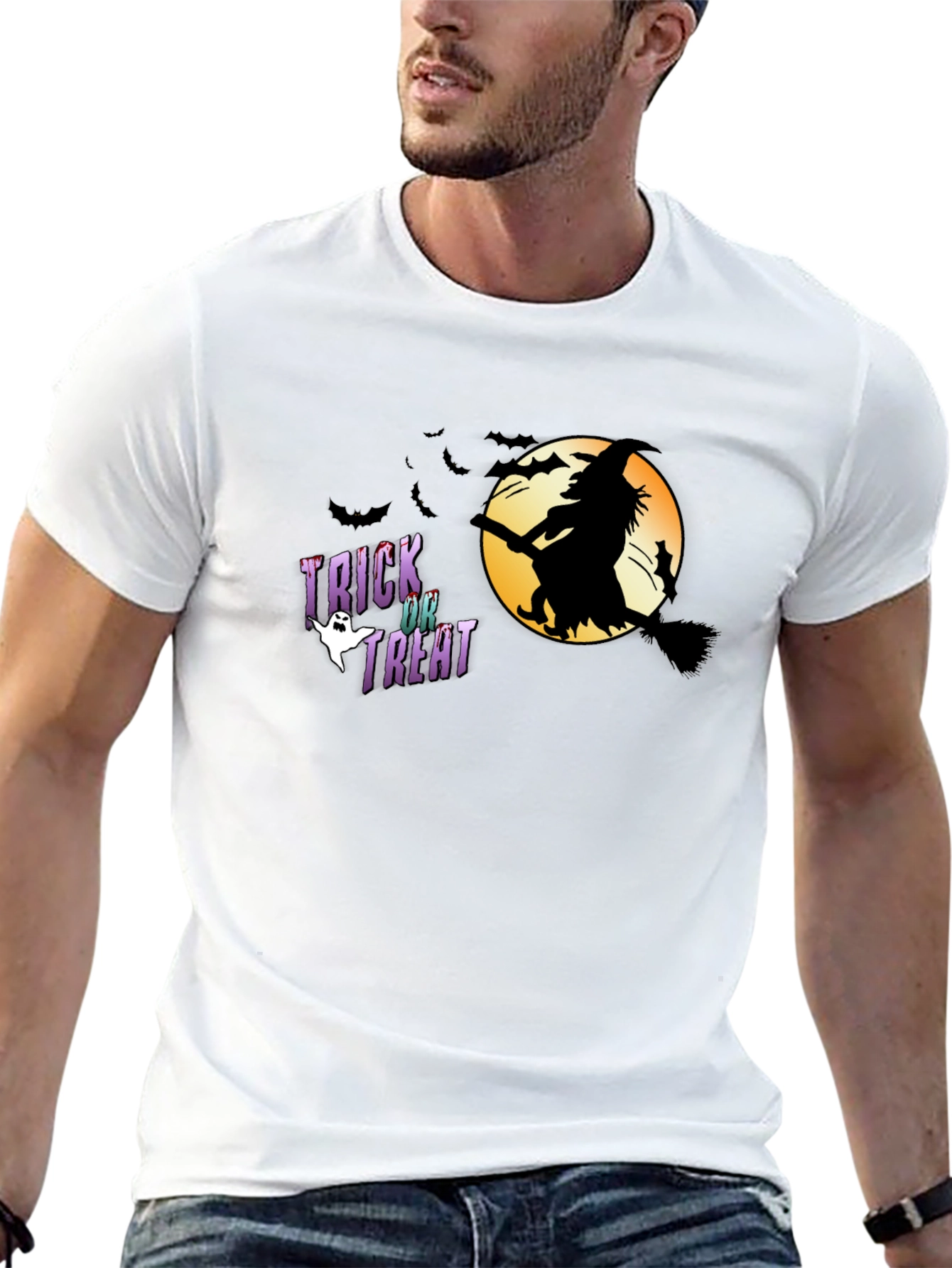 Halloween Witch T-Shirt - Trick or Treat Tee