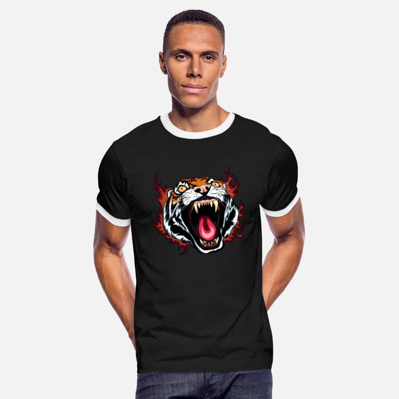Angry Roaring Tiger Face