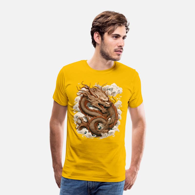 Asian Dragon Anime Japanese Sea