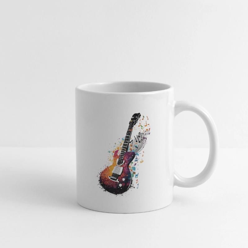 colored guitar