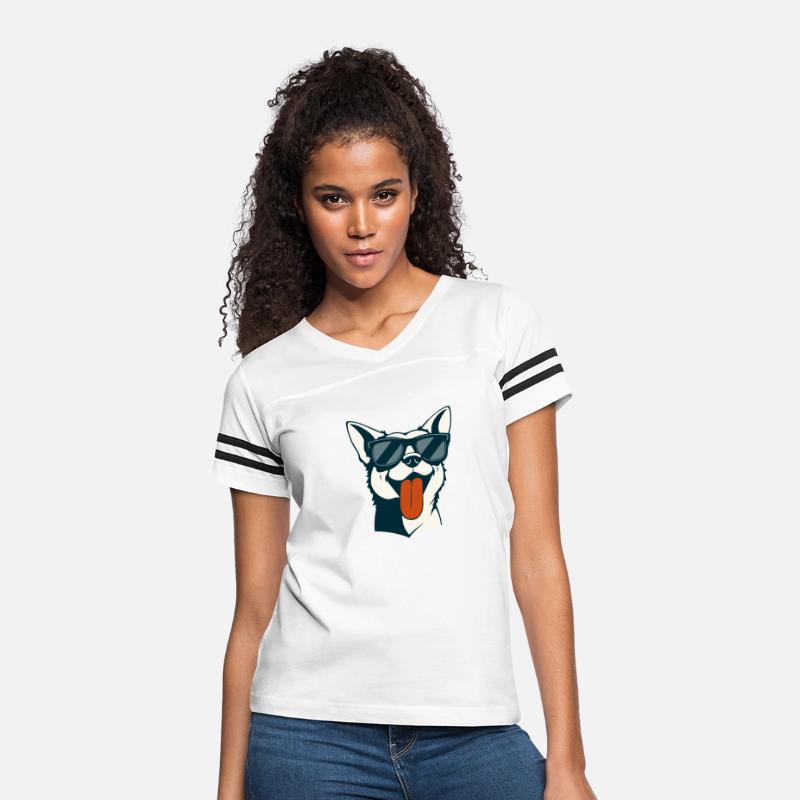 Cool Dog with Sunglasses - Fun Dog Illustration