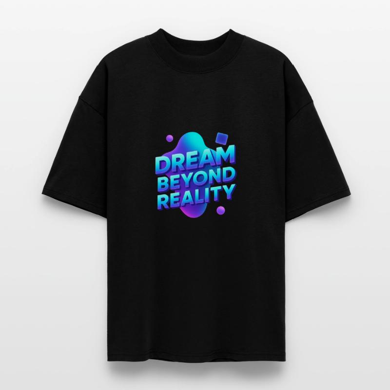 Dream Beyond Reality 3D Futuristic Typography D