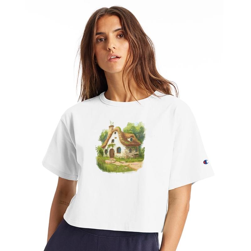 Enchanted Cottage In Magical Forest