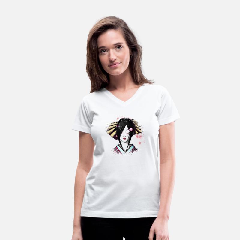 Geisha, traditional digital art, Japan