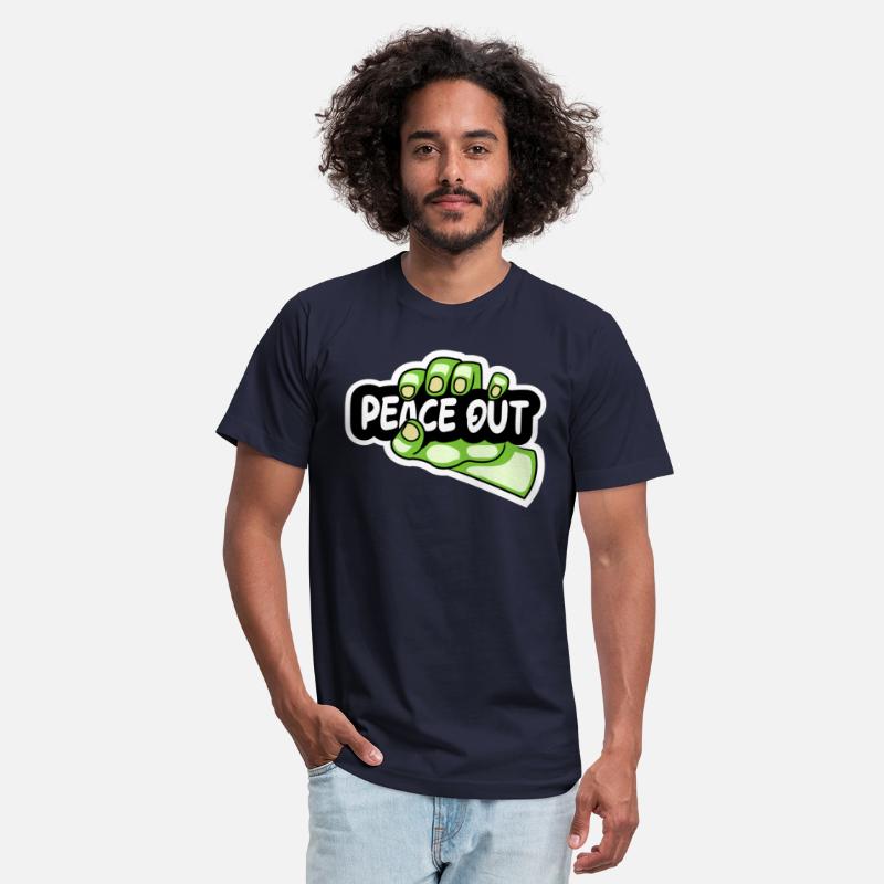 hand holding peace out sign