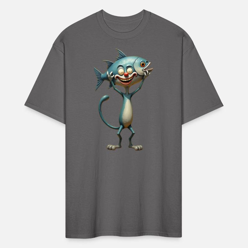 Happy cat & Funny Fish