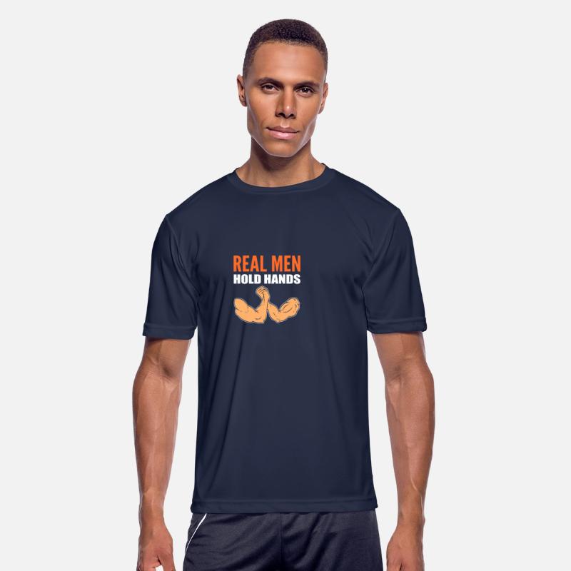 Men Hold Hands Arm Wrestler Gift