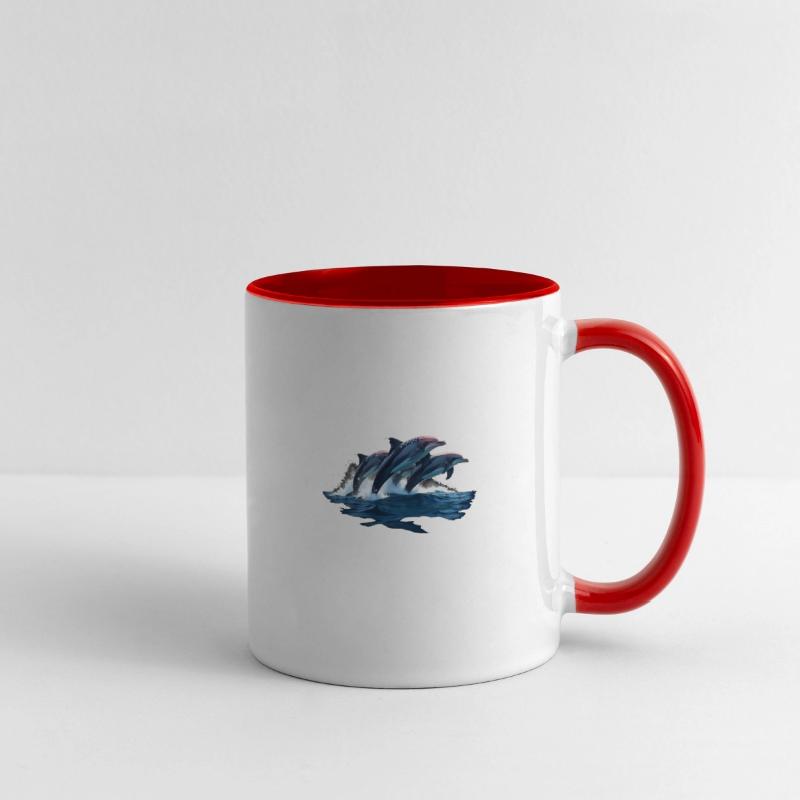 Patriotic predator under water creatures