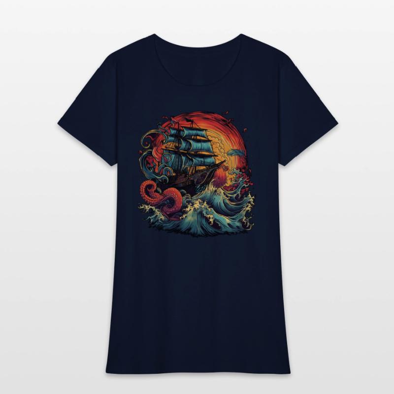 Pirate Ship vs The Kraken