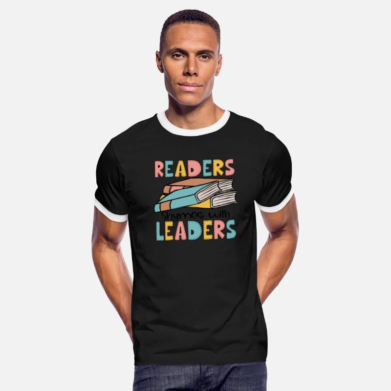Readers Rhymes With Leaders Book Lovers Apparel