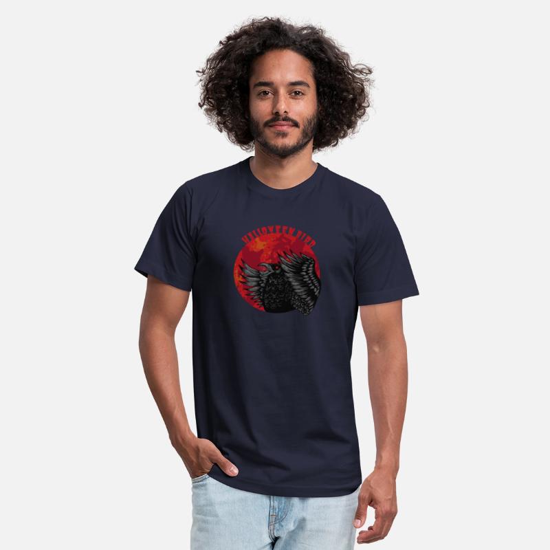 Red & Black Illustrated Gothic Halloween Tshirt