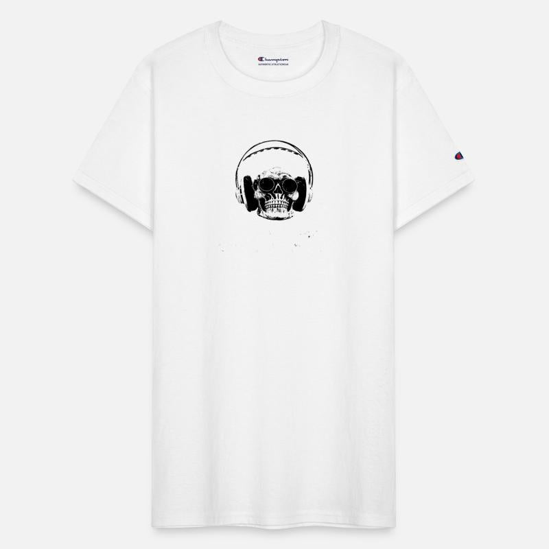 Skull Headset Party Vibe T-Shirt