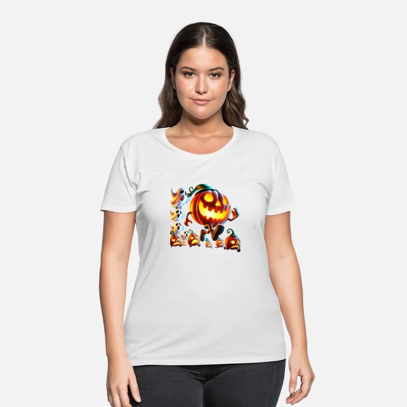 Spooky Pumpkin and Ghost Parade Halloween Design