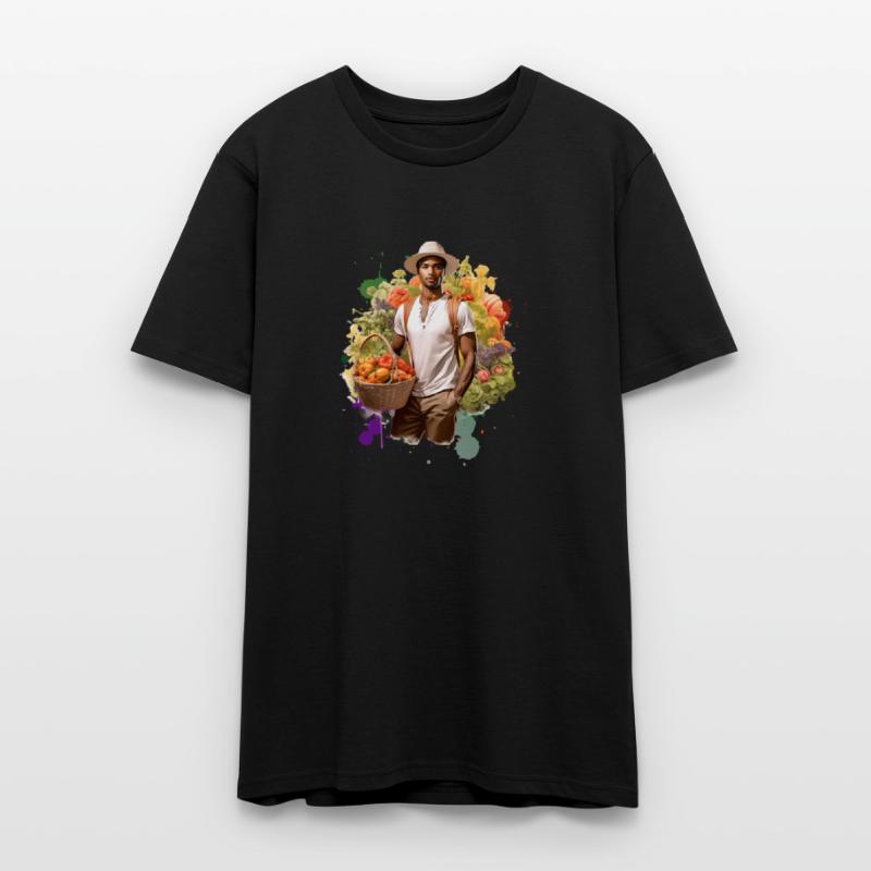 Sustainably sourced melanated male garden shirt