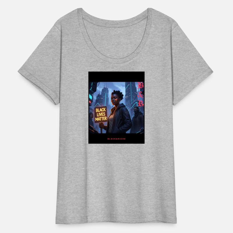 Urban Night Protest with Black Lives Matter