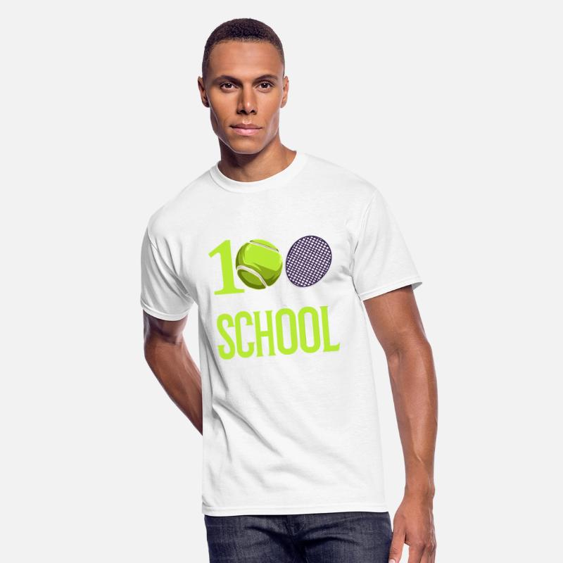 100 Days Of School Tennis Sports Game Athletic