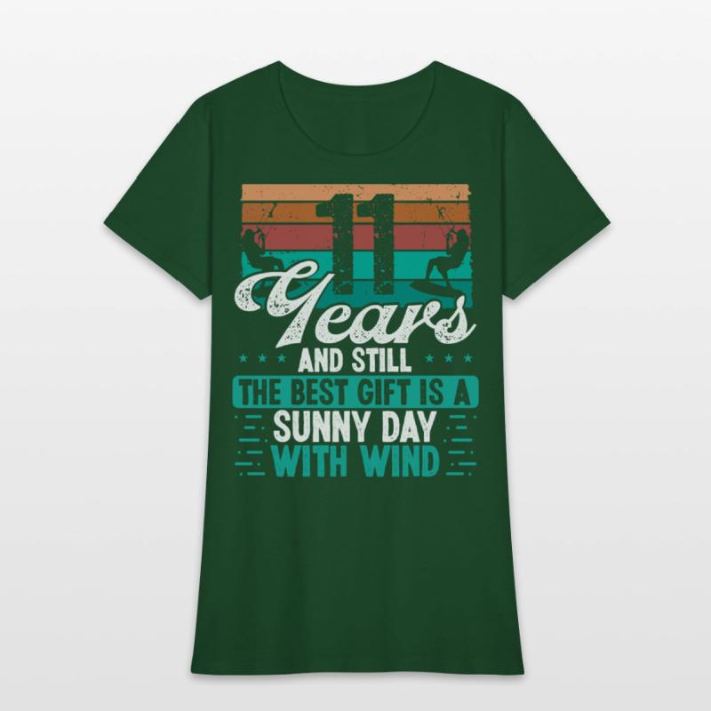 11 Year Old Kitesurfer Kiteboarding 11 Birthday