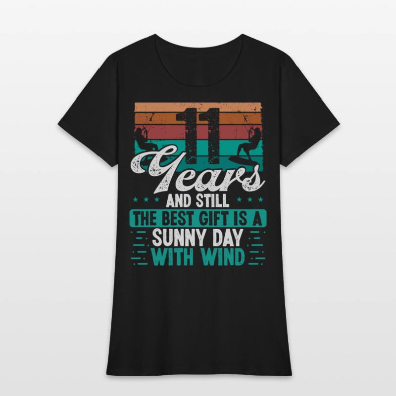 11 Year Old Kitesurfer Kiteboarding 11 Birthday