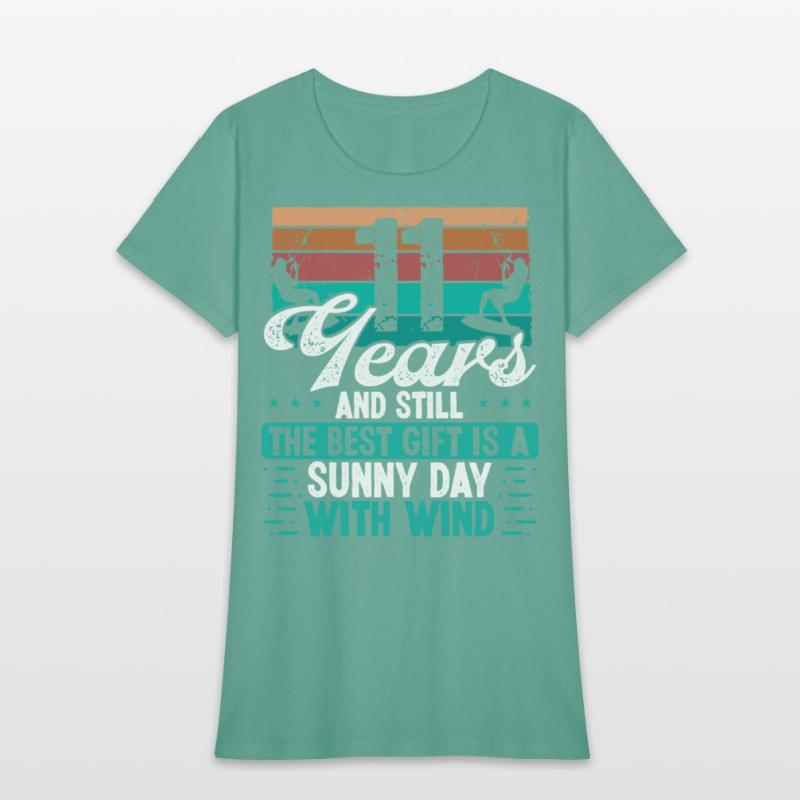 11 Year Old Kitesurfer Kiteboarding 11 Birthday