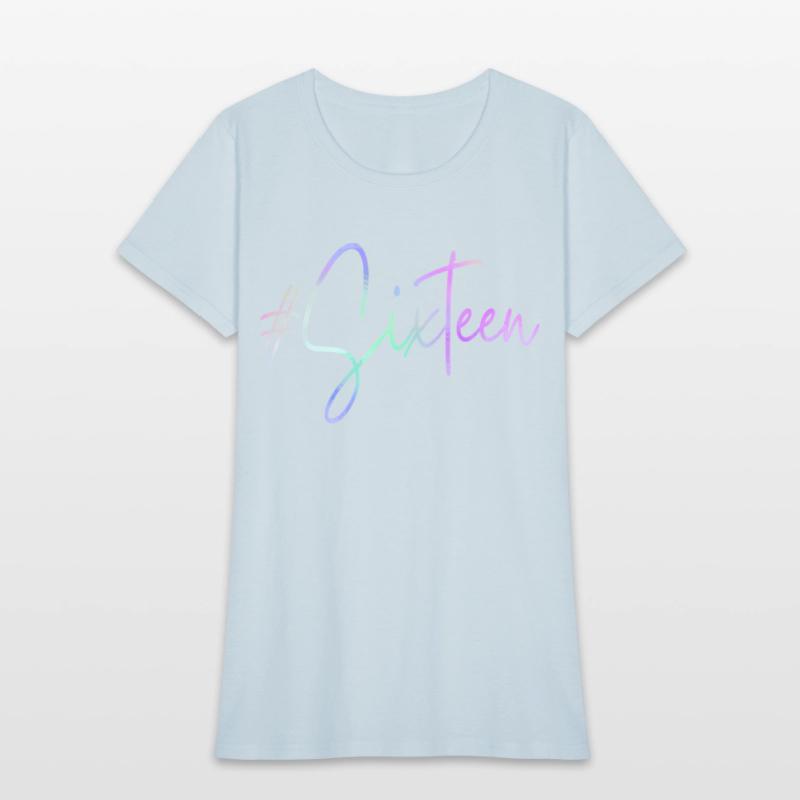 16Th Hashtag Milestone Sweet 16 Sixteen