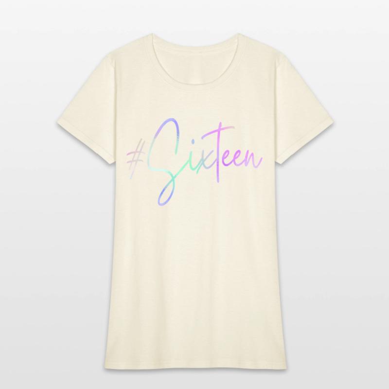 16Th Hashtag Milestone Sweet 16 Sixteen