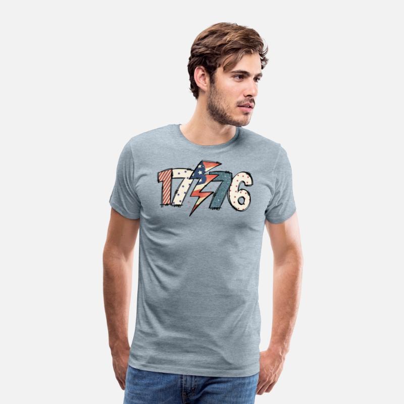 1776 Retro American Independence Tee