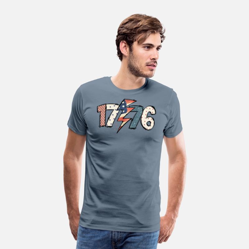 1776 Retro American Independence Tee