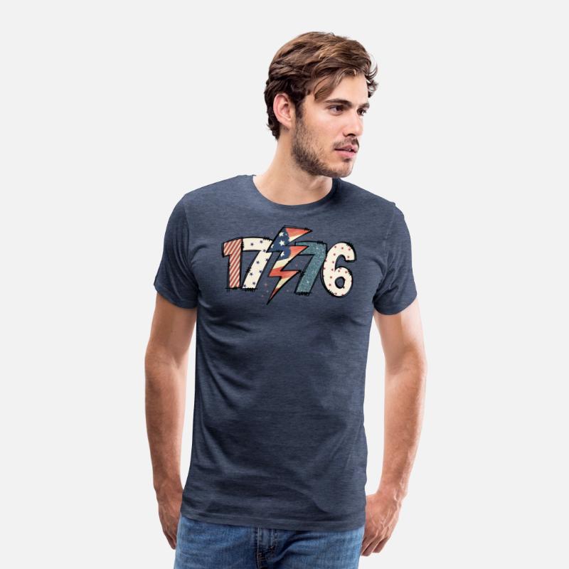 1776 Retro American Independence Tee