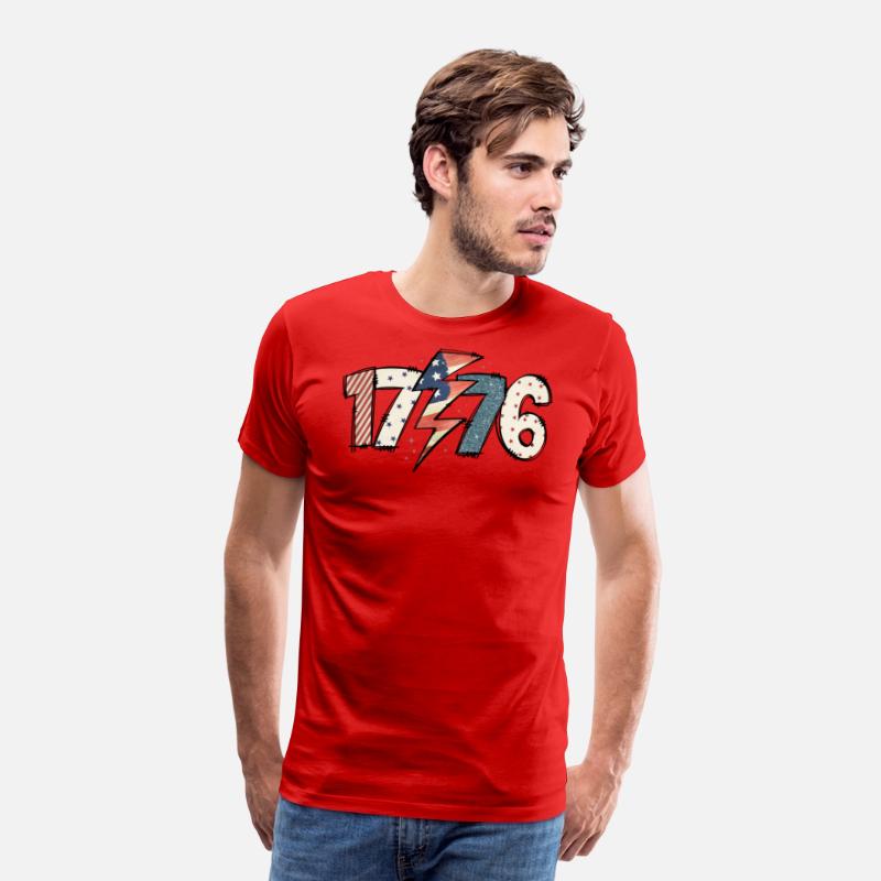 1776 Retro American Independence Tee