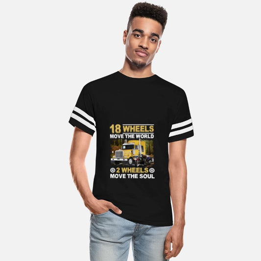 18 Wheels Move The World 2 Wheels Trucker Biker