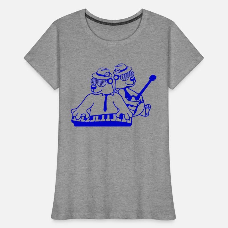 2 Cool Brown Bear Team Friends Playing Band Music