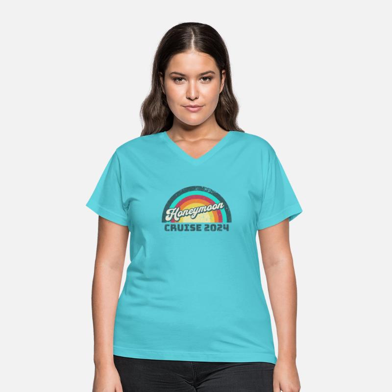 2024 Honeymoon Cruise Couples Tee