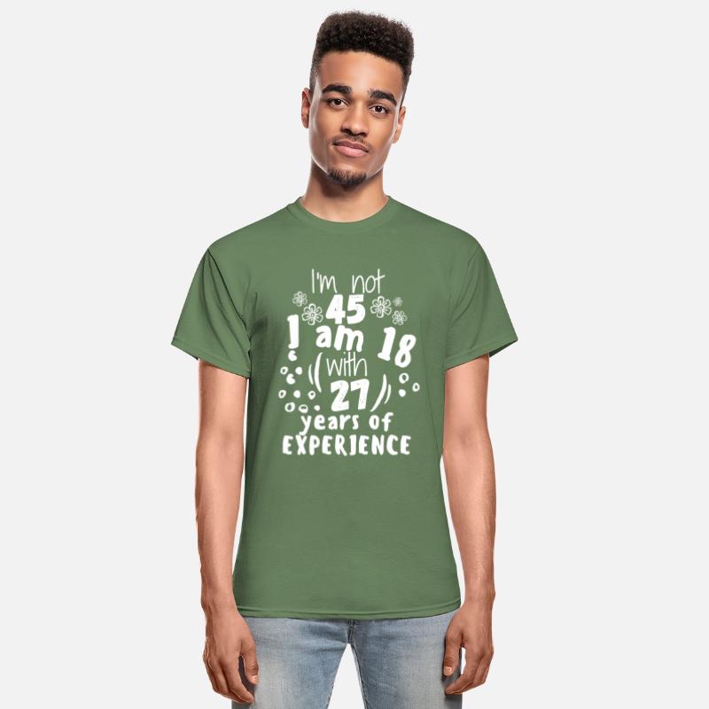 45I'm not 45 I'm 18 with 27 years of experience