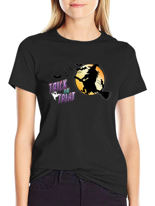 Halloween Witch T-Shirt - Trick or Treat Tee