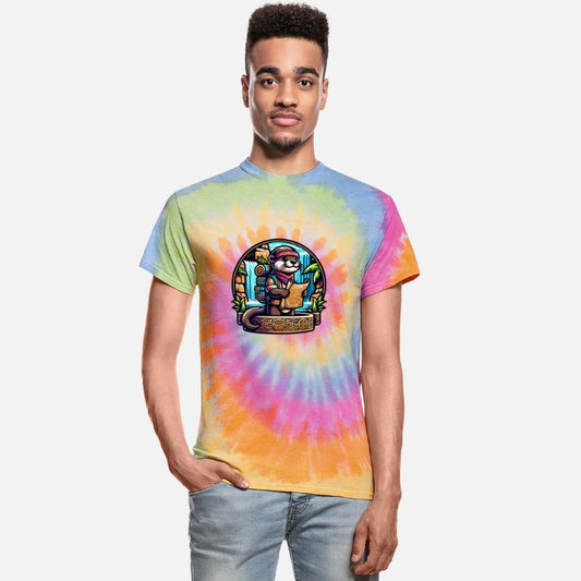 Adventurer Otter with Map by Waterfall