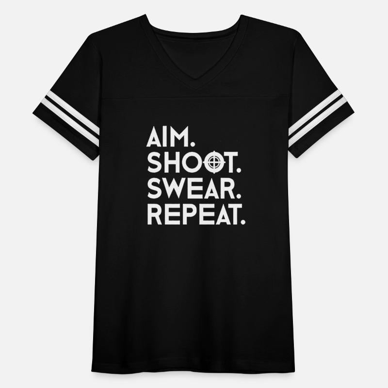 aim shoot wear repeat Face Mask