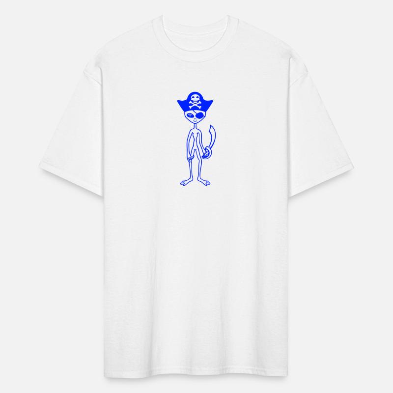 Alien Pirate Captain Funny Extraterrestrial Being