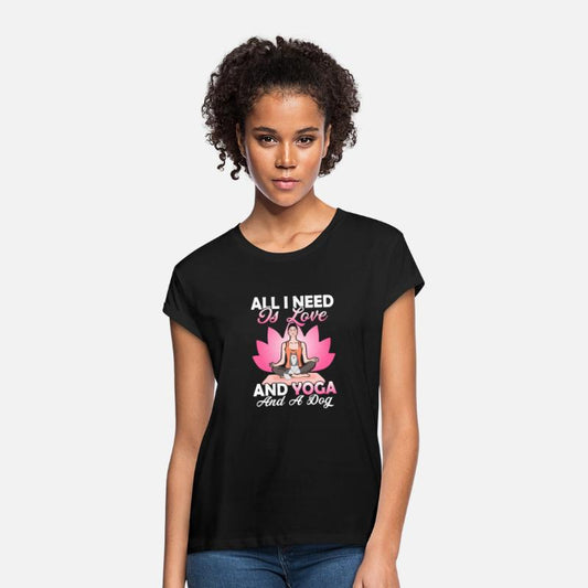 All I Need Is Love And Yoga And A Dog Love Pose