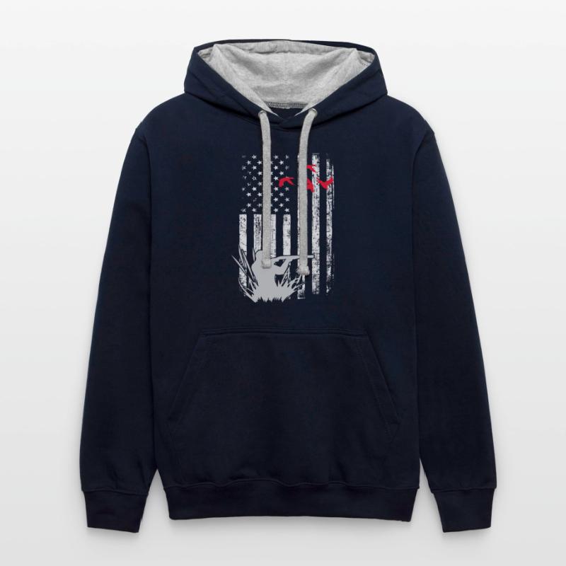 American Flag Patriotic Duck Hunting Waterfowl