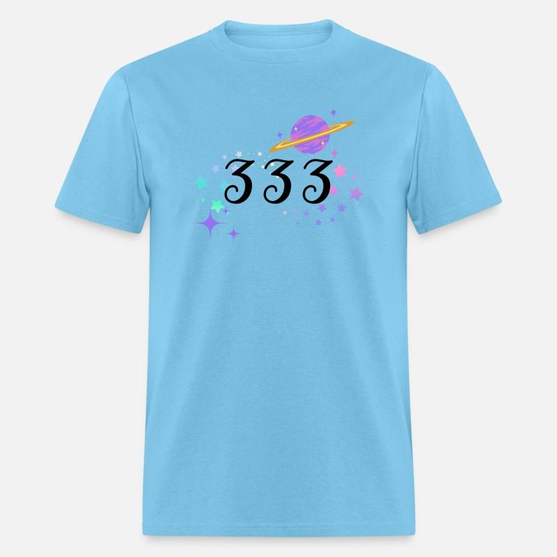 Angel Numbers 333 Purple Saturn with Stars