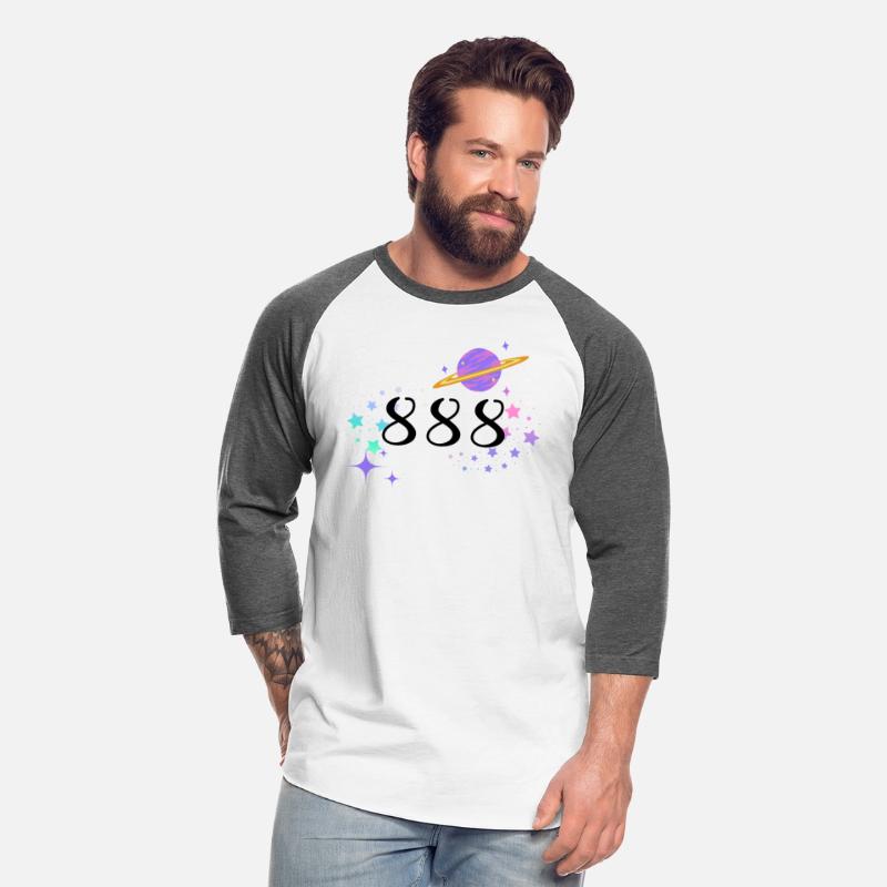 Angel Numbers 888 Purple Saturn with Stars