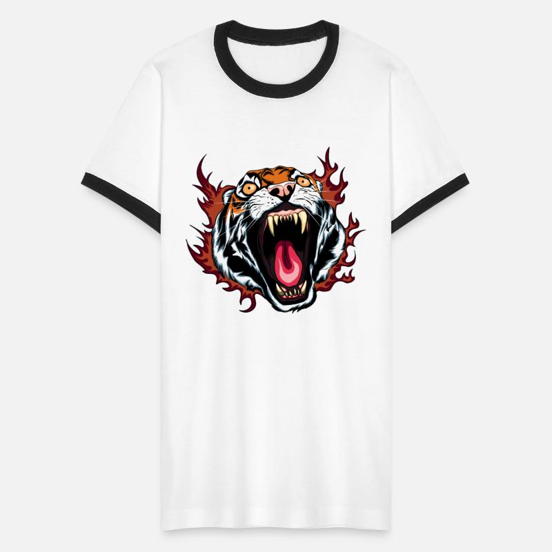 Angry Roaring Tiger Face