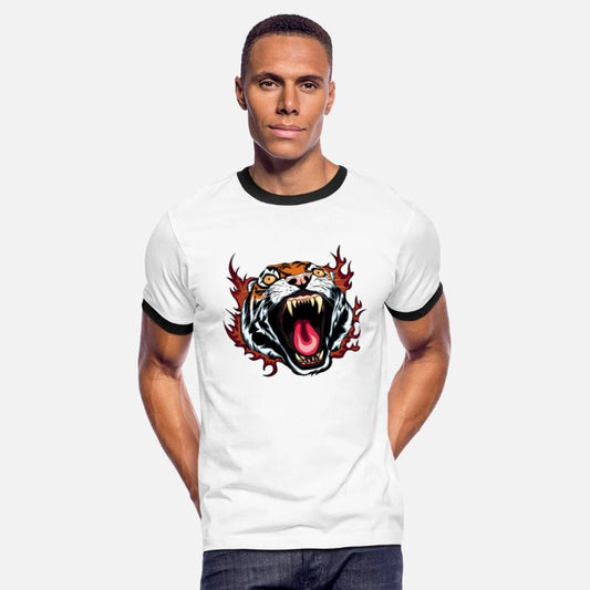 Angry Roaring Tiger Face