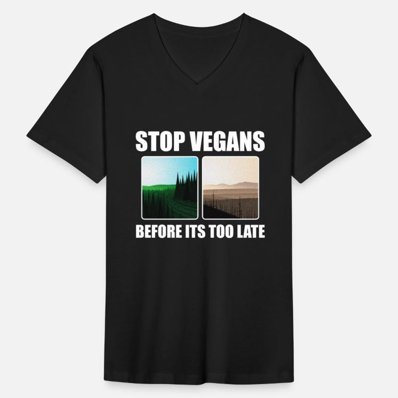 Anti Vegan - Stop Vegans Funny Design Meat Eater
