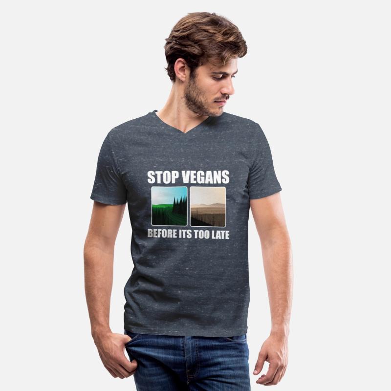 Anti Vegan - Stop Vegans Funny Design Meat Eater