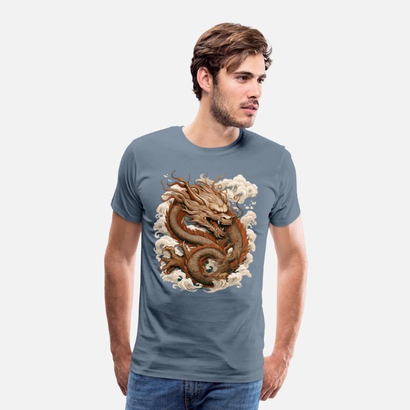 Asian Dragon Anime Japanese Sea