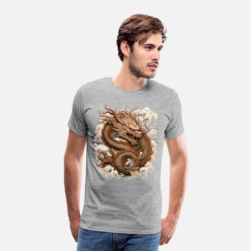 Asian Dragon Anime Japanese Sea