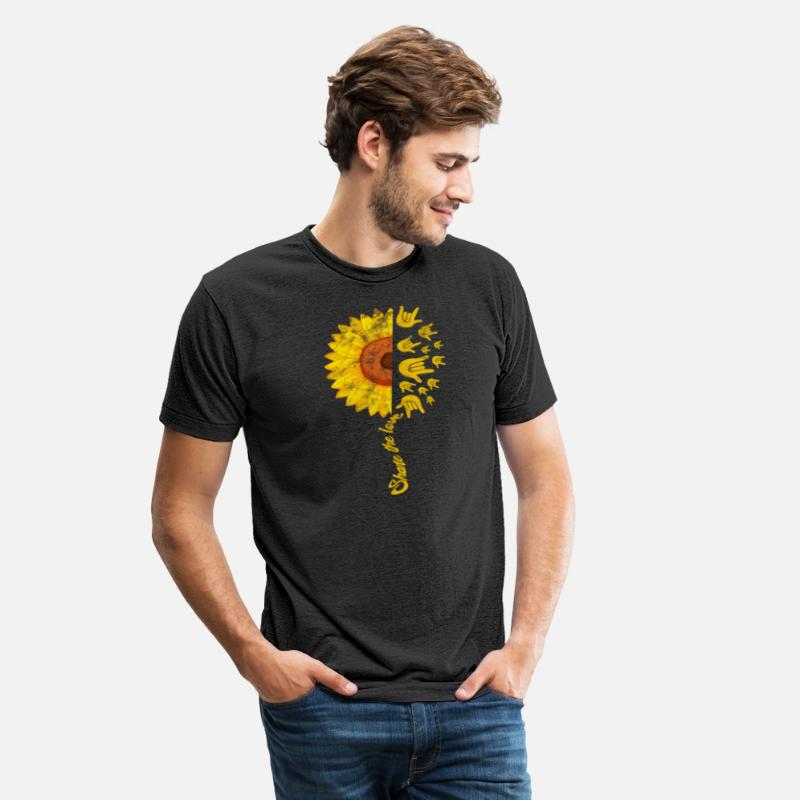 ASL Sign Language Sunflower Share The Love Vintage